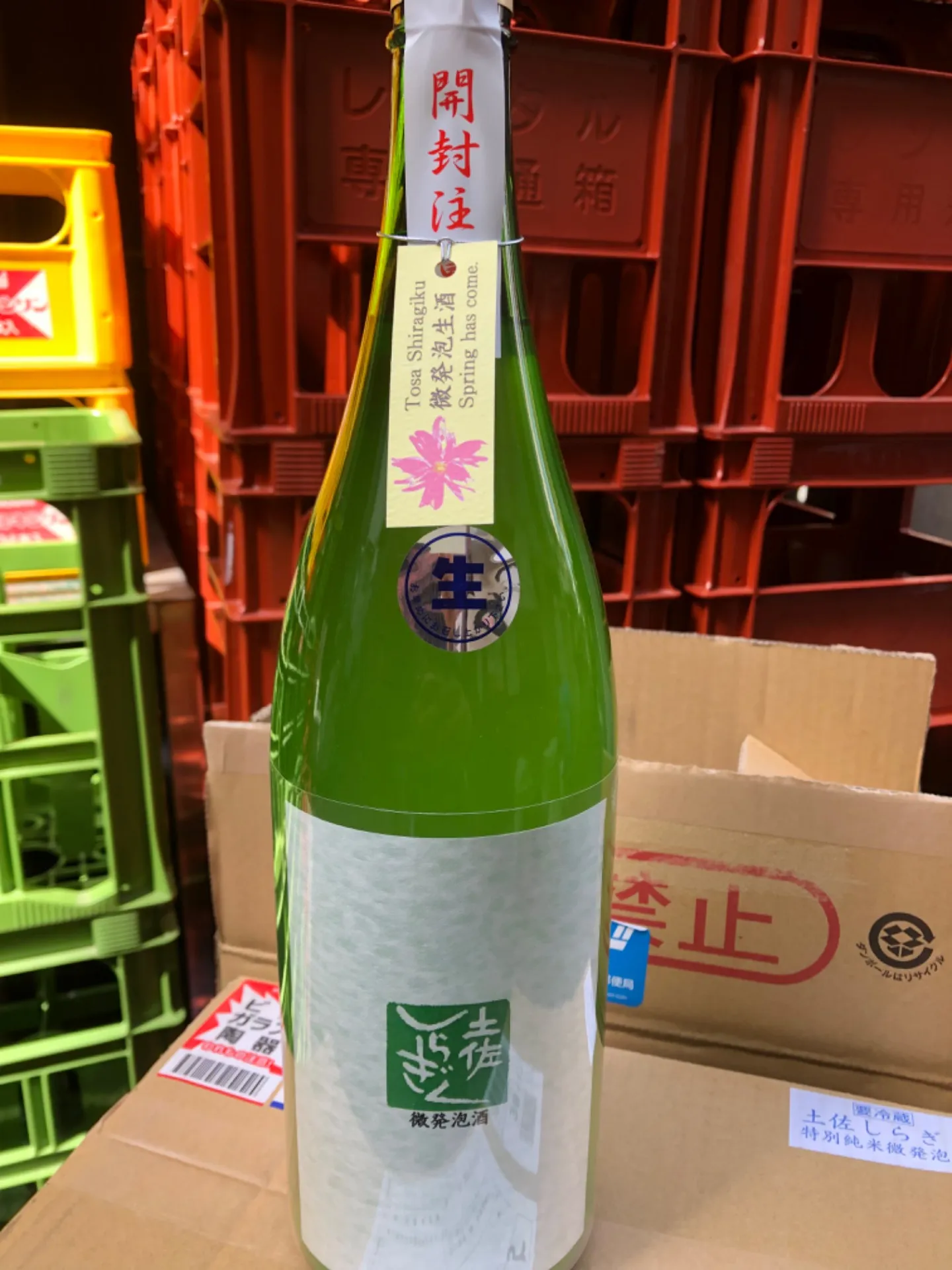 高知県 (有)仙頭酒造 土佐しらぎく 特別純米 微発泡生 1800ml