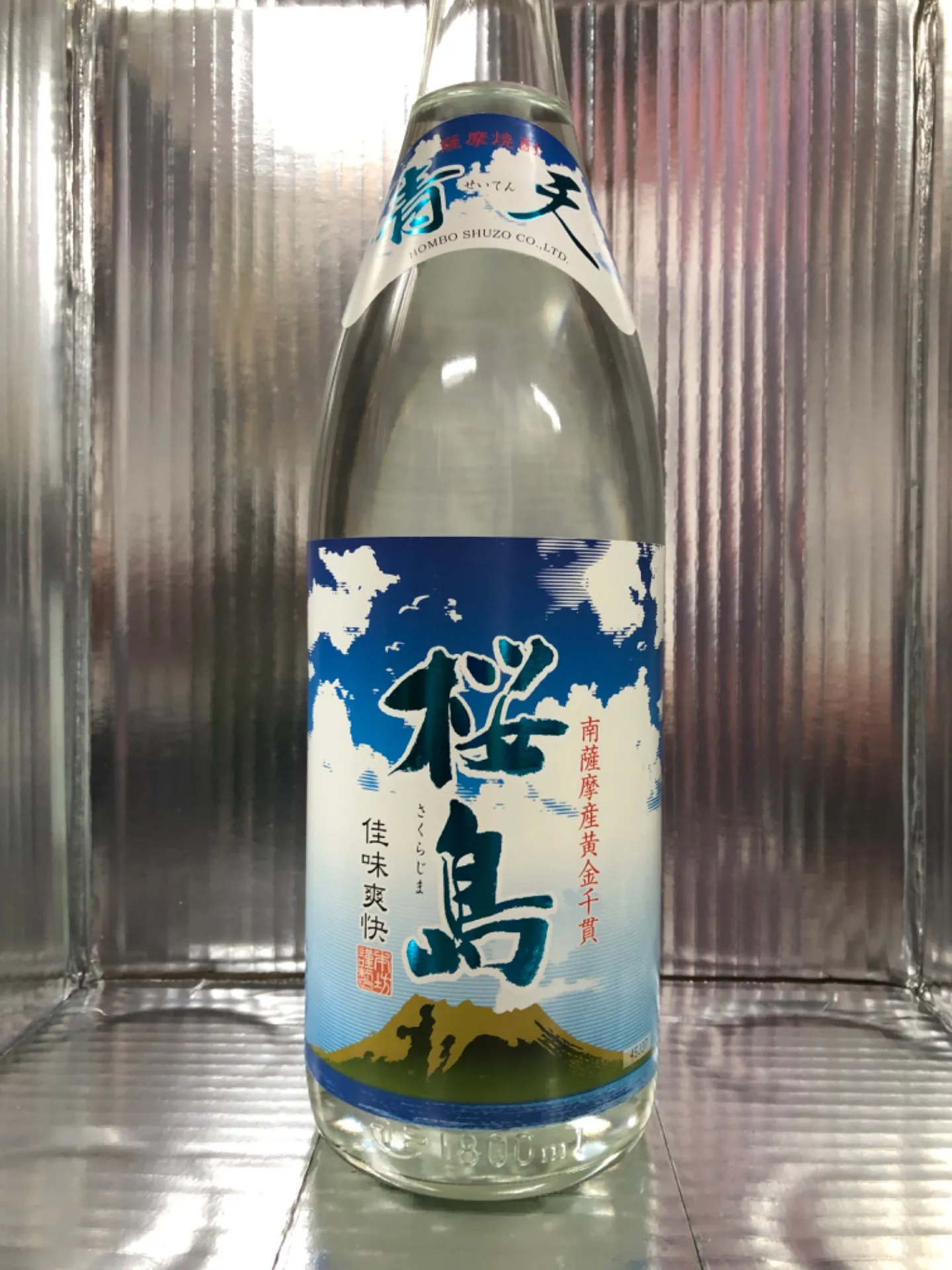 鹿児島 本坊酒造 青天桜島 25度 1800ml