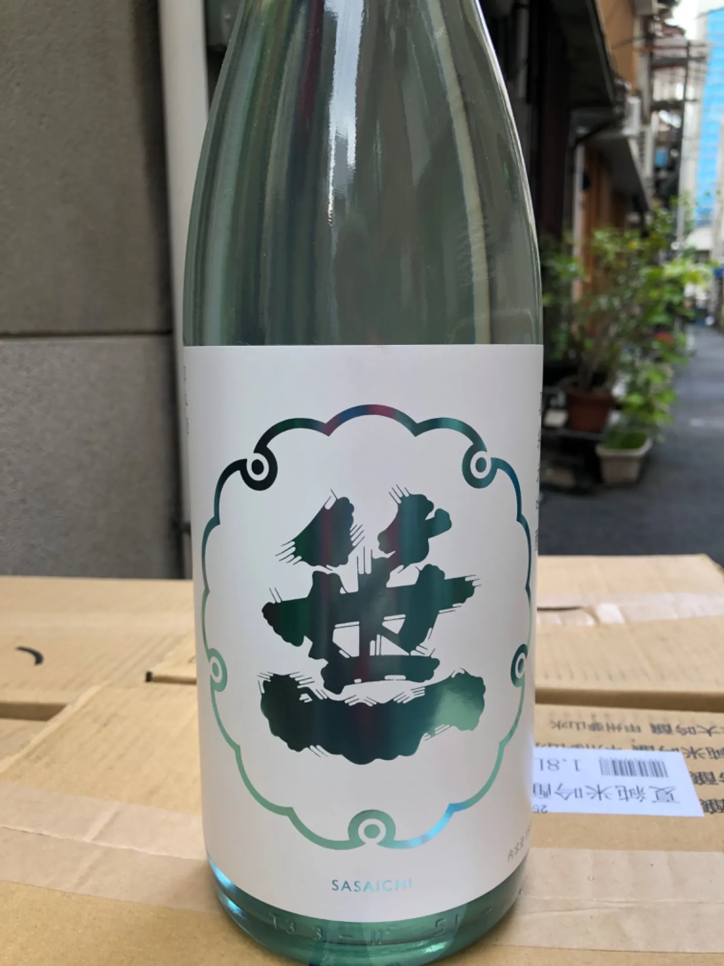 山梨県　笹一酒造　笹一　夏  純米吟醸　1800ml 