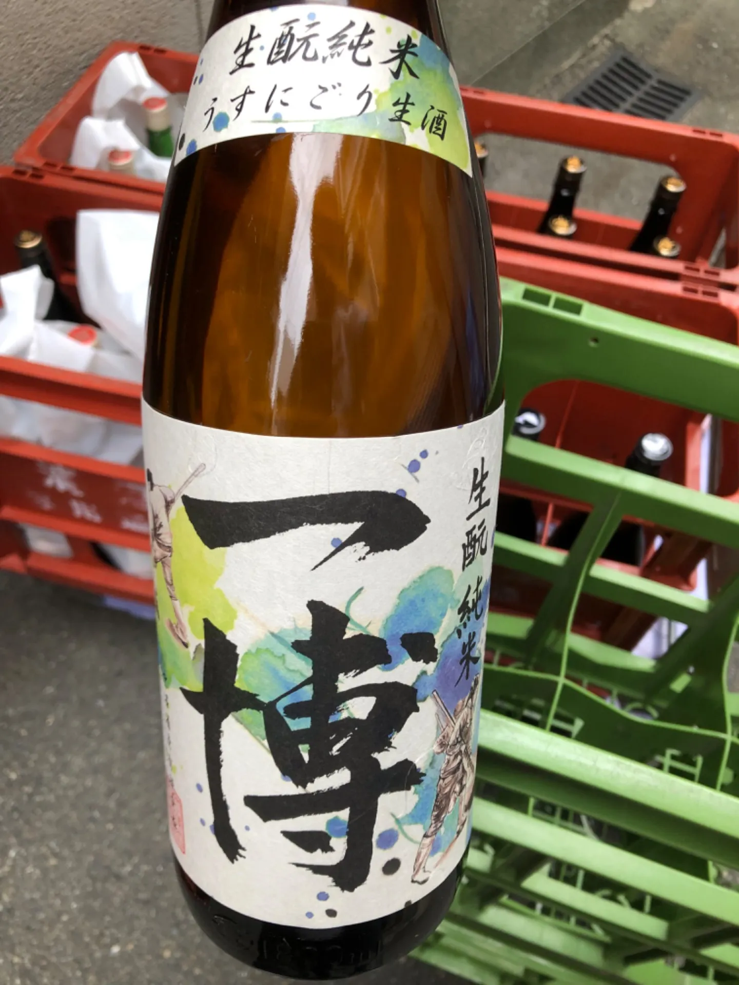 滋賀県 中澤酒造 一博 生酛純米 うすにごり生酒 1800ml