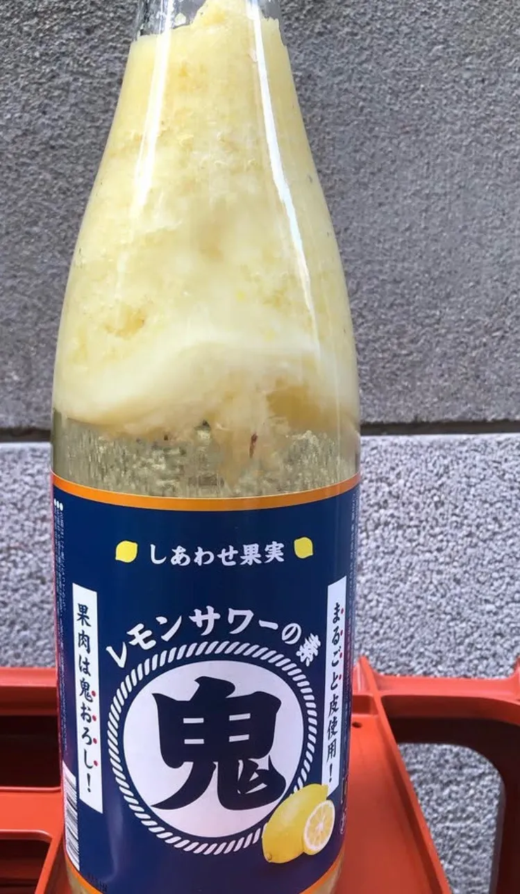 北海道　（株）北のさくら　しあわせ果実　鬼おろしレモンサワーの素　25度　1800ml 